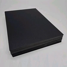 120 Sheets Black Craft Cardstock 8.5” x 11” Black Card Stock Bulk Card Crafting