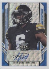 2021 Leaf Metal Draft Portrait Blue Wave 6/30 Ihmir Smith-Marsette Auto 10k8