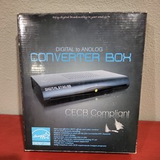 Digital Stream Analog Pass-Through DTV Converter Box Model DTX9950 New In Box