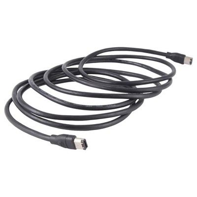 Schwarzes IEEE 1394 Firewire 400 Auf Firewire 400 Kabel , 6-Polig / 6-Polig6751