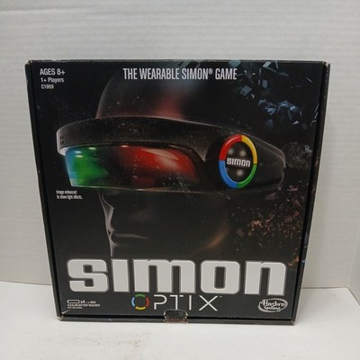Simon Optix Game (WORKS COMPLETE) Hasbro Gaming 2016 Glasses Colors (Pre-Owned).
