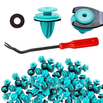 Door Trim Panel Clips - Retainer Clips ( 100 Pcs for Toyota )