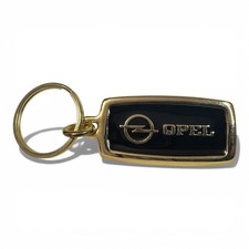 Vintage 1970s Opel Enamel Key By Carriers Gold Tone Rare Fob Vintage 1970s Opel Enamel Key By Carriers Gold Tone Rare Fob