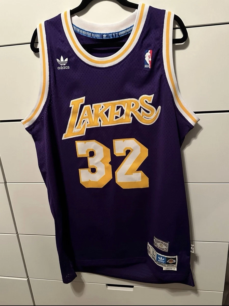 adidas Magic Johnson 32 ユニフォーム セットアップ Lakers NBA Adidas Jersey - Magic Johnson 32