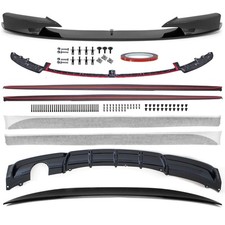 Sport-Performance SET hochglanz Schwarz LACKIERT passend f�r BMW F30 mit M-Paket