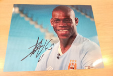 Superb Hand Signed Mario Balotelli Manchester City 10x8" Photo