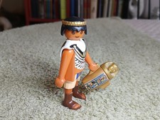 PLAYMOBIL - Egyptien plastron et serre-tête dorés, vase canope tête de pharaon