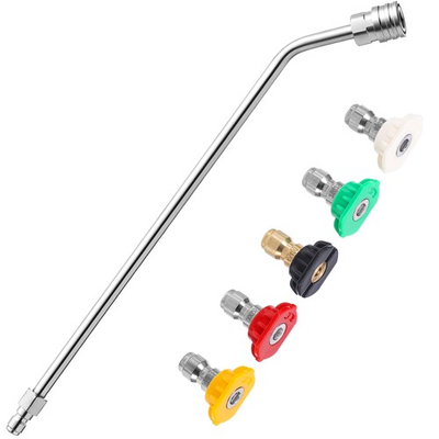 #ad Pressure Washer Wand 45 Degree Curved High Pressure Power Washer Extension W... $22.06