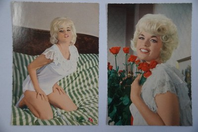 Jayne Mansfield - 2 Starpostkarten - Krüger 900/78 und ISV E27