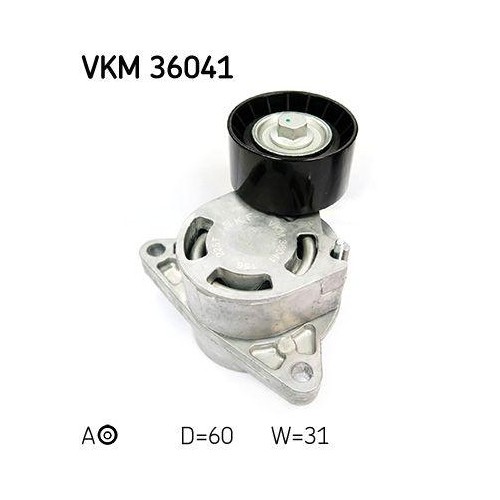 Riemenspanner Keilrippenriemen Skf Vkm 36041 FüR Nissan Opel Renault Vauxhall-image