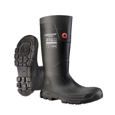 Dunlop Lj2hd01 Unisex Fieldpro Purofort, Steel Toe, Black, Men's 14 / Women's 16