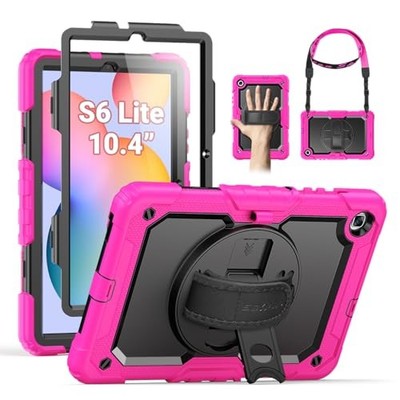 Case for Samsung Galaxy Tab S6 Lite 10.4'' 2024 Shockproof Case with Stand