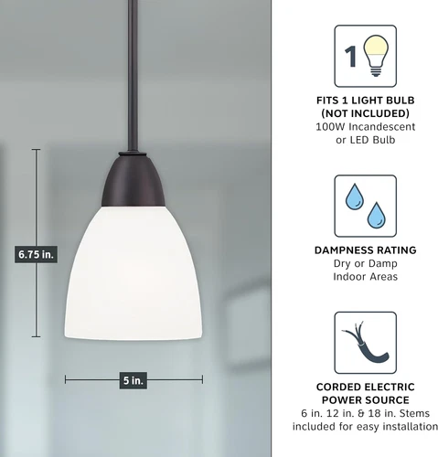 15005-MP-34 Torino Mini Pendant, Oil Rubbed Bronze - Picture 7 of 12