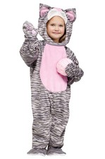 Brand New Little Stripe Kitten Cat Toddler Halloween Costume