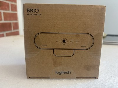Logitech BRIO 4K Pro Webcam   Black (960-001178)   Brand New in Box