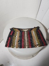 Vintage Czechoslovakia made Wooden Beaded Handbag/Purse Rare 1930-40