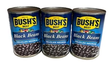 Bush's Best Black Beans 15 oz (3 cans)