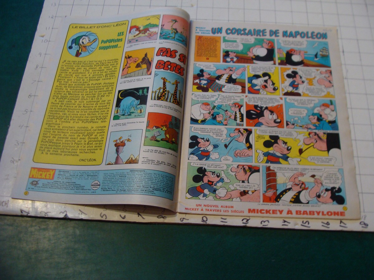 LE JOURNAL DE MICKEY ディズニー Disny ミッキー vintage Le Journal de MICKEY --FRENCH COMIC BOOK/MAGAZINE