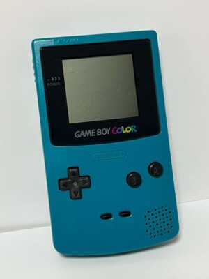 Nintendo Game Boy Color TEAL GBC-001 Handheld Console Tested Work USA ...