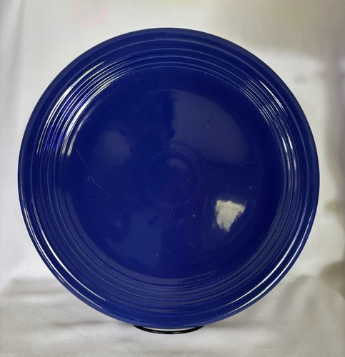 Vintage Fiesta 13" *Double Foot* Cobalt Chop Plate *Near Perfect*