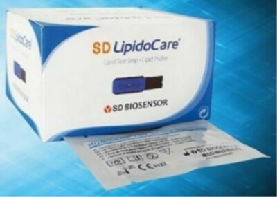 Cholesterol LipidoCare Test Strips ( 2 BOXES )