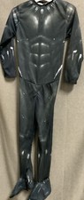   Black Panther Kids Costume Black/Grey, Size Medium 8-10  NO MASK  