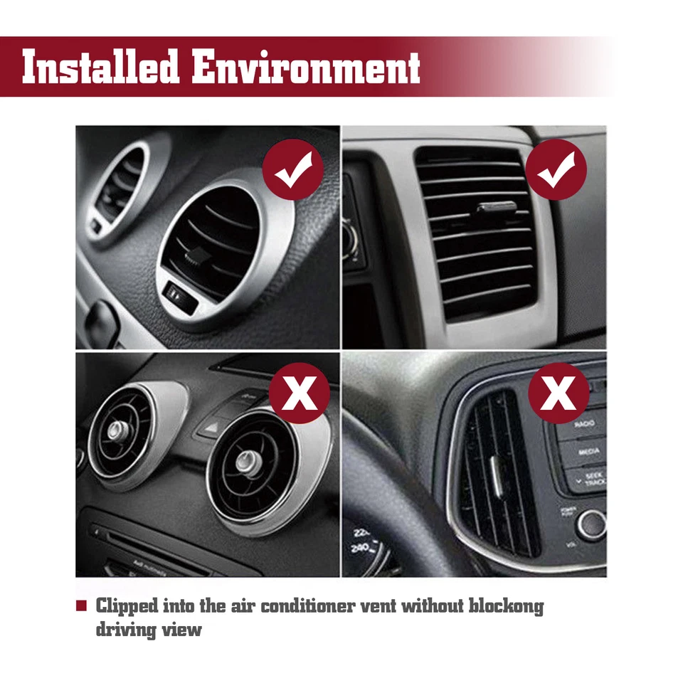 TAC Car Cell Phone Silicon Holder Cradle Mount BLK Fit 5"-7" Smartphones & GPS - Image 4 of 4