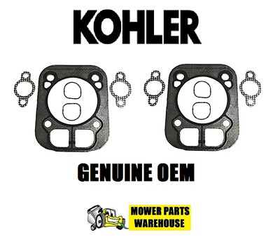 2 GENUINE OEM KOHLER CYLINDER HEAD GASKET KITS 32 841 02-S ENGINE KT610 KT730 