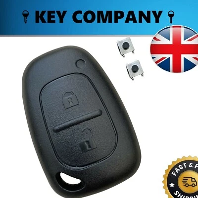 KEY COMPANY 2 Button Key Fob Case shell For Renault Trafic Master Vauxhall Vivaro Movano /
