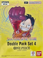 One Piece TCG Sealed Display 8x DOUBLE PACK SET 4 DP04 DP-04 - ENG ENG ENG ENGLISH