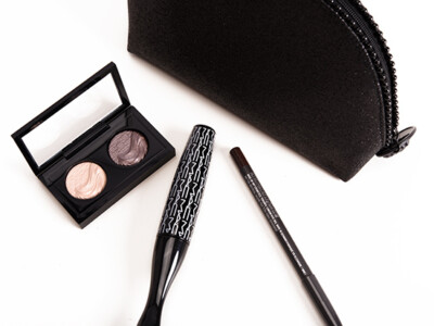MAC Keepsakes/Brown Eye Bag: Eyeshadows, Eye Liner, Mascara & Bag