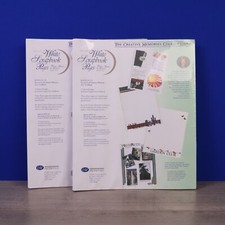 Creative Memories 12x15 White Scrapbook Pages LOT OF 2 Refill 15 Sheets RCM-15S