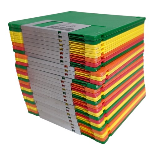 Lot 27 Imation IBM 2HD Formatted 1.44mb Diskettes Open Box Untested New Labels - 第 6/7 張圖片