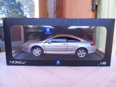 NOREV 1/18 PEUGEOT 407 COUPÉ GRISE - Photo 1/3