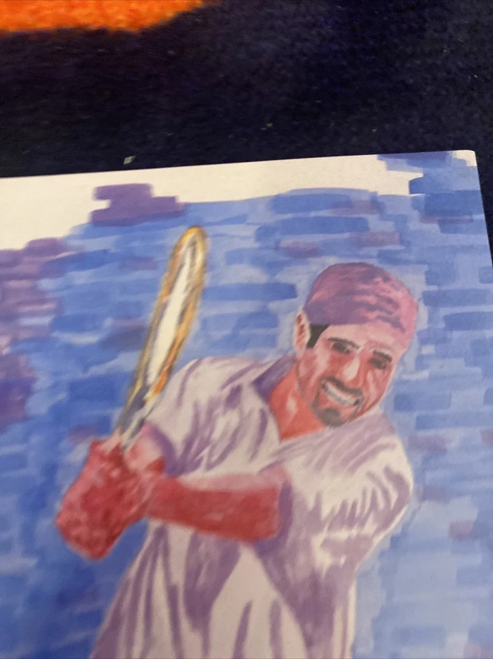 8 GRANDSLAMS/ORO OLÍMPICO WTA ANDRE AGASSI, extremadamente rara PROMO 1995 LITOGRAFÍA Foto 2 de 4