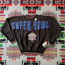Vintage Super Bowl XXIX 1995 Sweatshirt Mens Large Black NFL B2