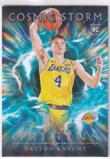 2024-25 Panini Origins No. 6 Dalton Knecht Rookie Cosmic Storm Blue 22/25