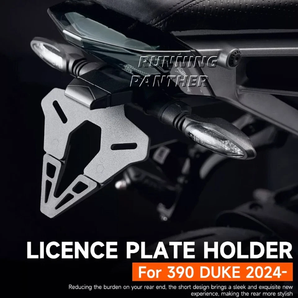 Soporte soporte de matrícula eliminadores de guardabarros trasero para KTM 390 Duke 2024 2025 Foto 2 de 4