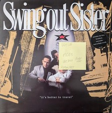 Swing Out Sister It's Better To Travel Vinyl Record LP VG+/VG OUTLP1 1987