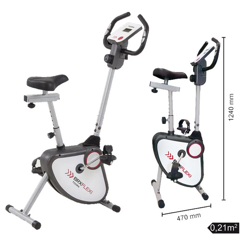 Cyclette TOORX BRX Flexi Bici Cyclette Indoor Gym Bike Volano da 6 kg Bicicletta - Immagine 2 di 4