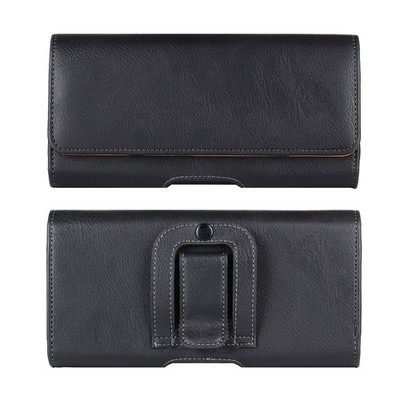 PU Leder Handytasche mit Gürtelclip | Flip Gürteltasche für iPhone