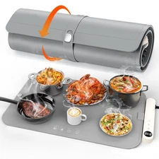 Food Warming Mat-Graphene Heating Film Full Surface Fast Heat with 6 Level Te...