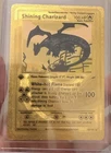 Shining Charizard 107/105 Gold metal Card Pokemon Card 1st Edition