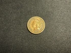 1863 Indian Head Cent Cud Error VG