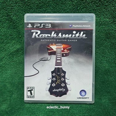 Rocksmith Sony PlayStation 3 PS3 Ubisoft Authentic Guitar Game 2011 346883-CVR