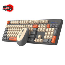 Wireless Keyboard and Mouse Combo Set Shipadoo Gaming Laptop Desktop Free Mouse
