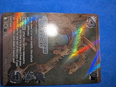 King Ghidorah Unleashed (Alternate Art) - Godzilla: Reign of Kaiju (GDZ01)