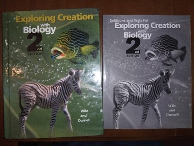 Exploring Creation w/ Biology Text Solutions Tests Manual Set Wile Apologia 2nd 