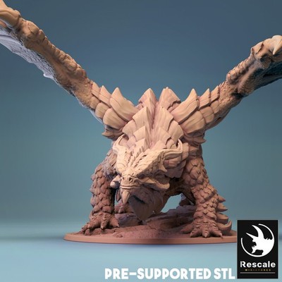 Grimdark Copper Dragon Neumaßstab Miniaturen Fantastisch detailliert großes Modell UK Verkäufer