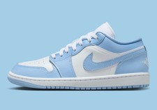Nike Air Jordan 1 Low Aluminum UNC Blue White DC0774-142 sz 11 Women  9.5 Men